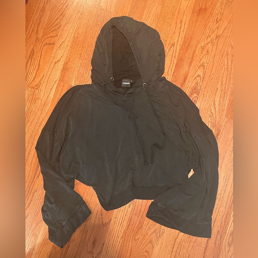 VGC Mono B Hooded Sweatshirt. Gray/Black. Small.